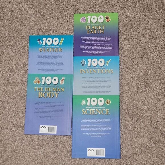 100 Things You Should Know About Book Lot - Science Human Body Earth Invention + - Picture 4 of 10